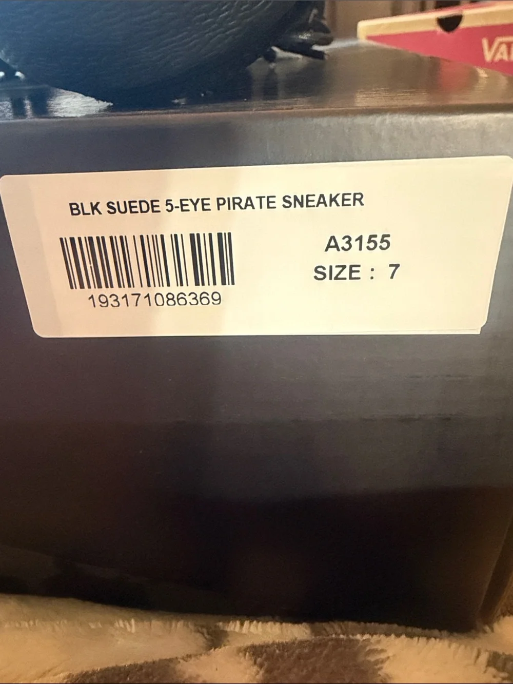 T.U.K. Pirate Creeper Sneakers Black Suede Skull Women’s 9 Men’s 7 A3155